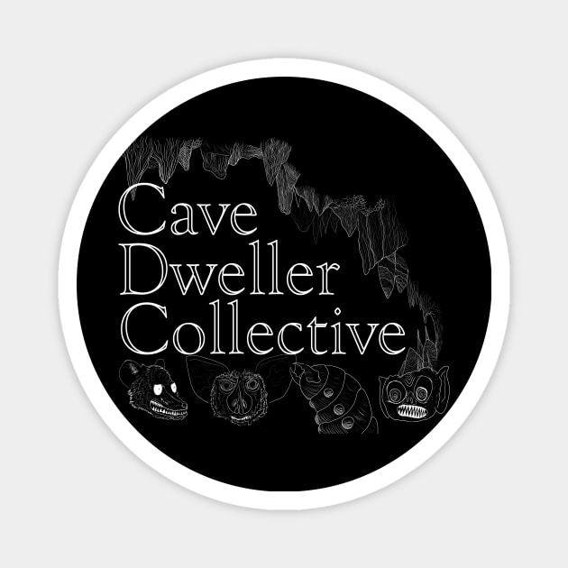 CDC Logo Two Magnet by Cave Dweller Collective